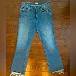 MOTHER jeans
Size 28 
Inside crop step fray ￼